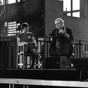 Kathryn Eccles and Charlotte S. H. Jensen in conversation at SiC2014. Photo by Lars Lundqvist CC BY-NC-SA 